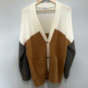 Madewell Allston double button cardigan size L